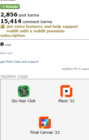 REDDIT ACCOUNT with 18270 karma, Post KARMA 2856 and Comment Karma 15414, 5 years 11 months